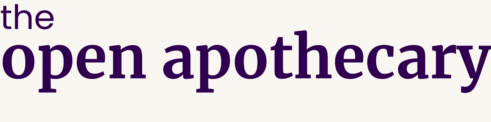 the open apothecary